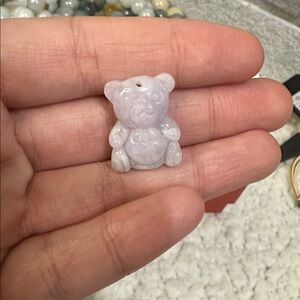 Jadeite Jade Pendant (burmese, lavender, small)